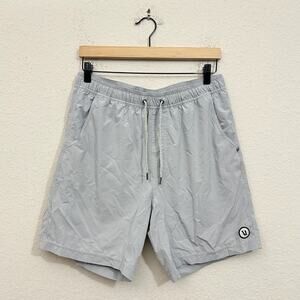 VUORI Kore Shorts Gray Pull On Lined Workout Training Running Activewear